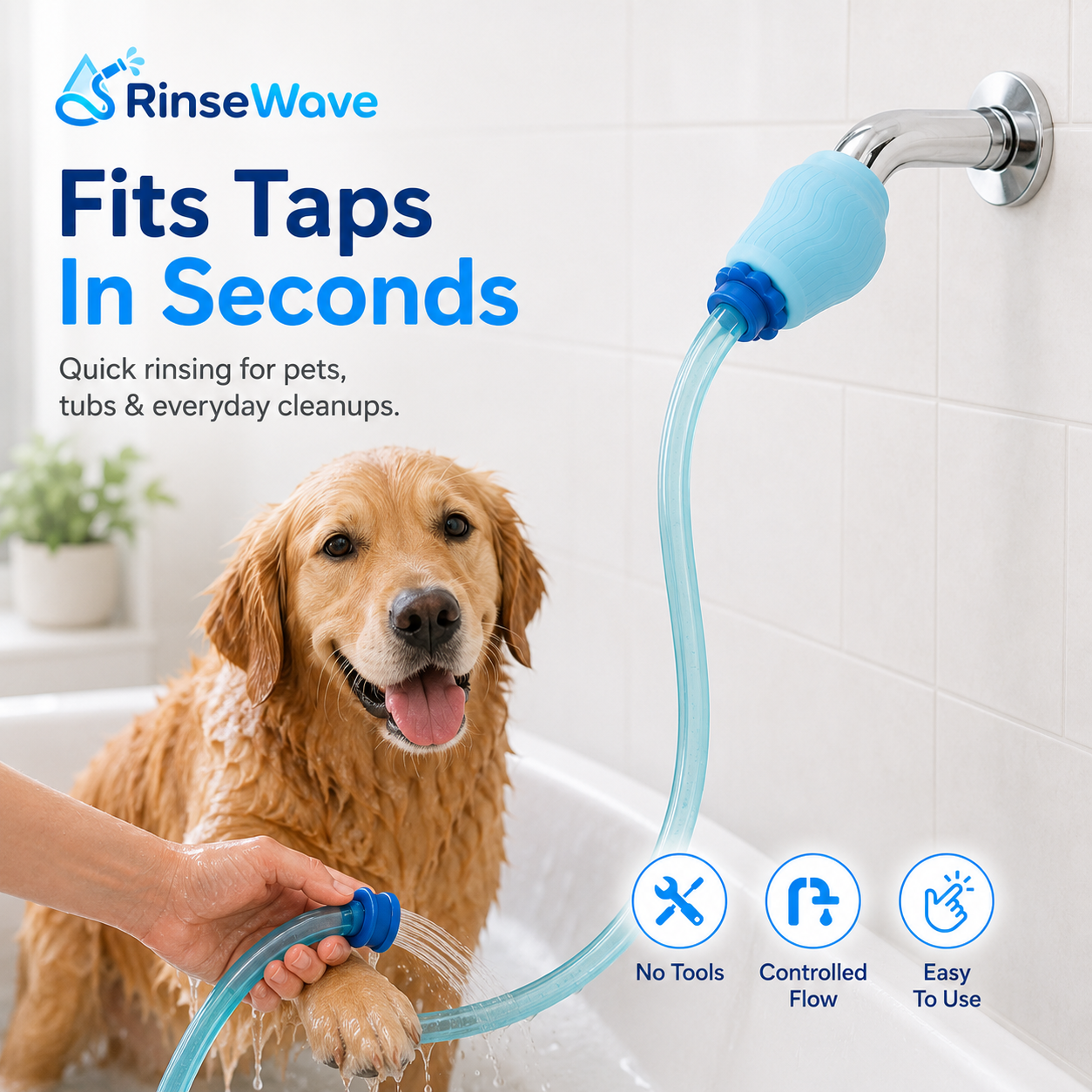 RinseWave™ Tap Hose